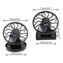 Solar Powered Mini Cooling Clip Fan