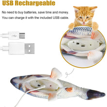 Mobile Cat Fish Kicking Realistic Interactive Exercise Cat Plush Toy