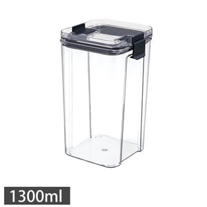 Stackable Kitchen Sealed Jar Plastic Food Storage Box