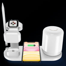 3 IN 1 Fast Wireless Charger Dock with LED Lamp