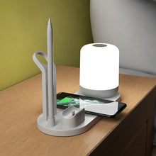 3 IN 1 Fast Wireless Charger Dock with LED Lamp