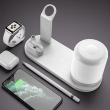 3 IN 1 Fast Wireless Charger Dock with LED Lamp