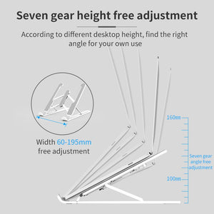 Notebook Computer Stand Anti-Skid Heat Dissipation Base Foldable Lifting Stand