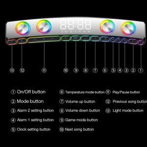Computer Audio Bluetooth Speaker Multimedia Gaming Subwoofer