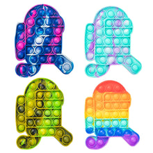 Rainbow Push Bubble Fidget Relax Toy
