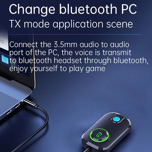 2-in-1 Bluetooth Car Audio Hands-free Call Receiver and Speaker