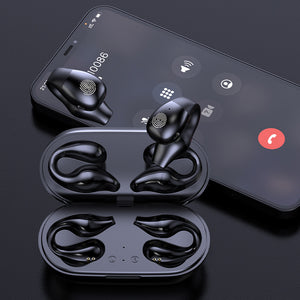 TWS Bone Conduction Earclip Touch Control Earphones