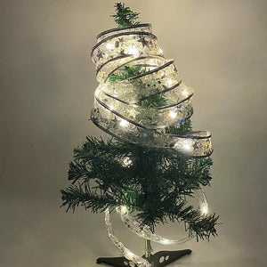 40 LED 4m Copper Wire Ribbon Bows Lights