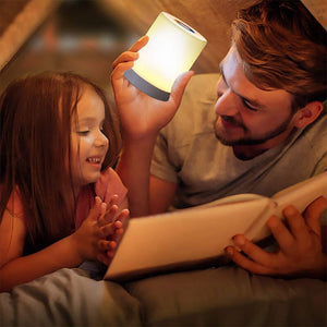 USB Rechargeable Touch Control LED Bedroom Night Lamp