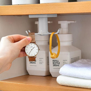2 Pieces Kitchen Utensil Hook with 6 Hooks