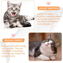 Mobile Cat Fish Kicking Realistic Interactive Exercise Cat Plush Toy