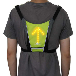 Wireless Turn Signal Light Riding Running Lighting Warning Vests