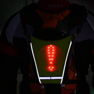 Wireless Turn Signal Light Riding Running Lighting Warning Vests