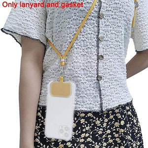Anti-lost Universal Crossbody Nylon Patch Phone Lanyard