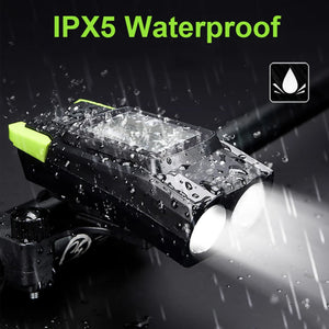 3-in-1 Rechargeable LED Bicycle Headlight