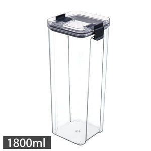 Stackable Kitchen Sealed Jar Plastic Food Storage Box
