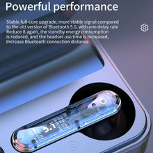 TWS Wireless Mirror Bluetooth Headphones with Charging Box