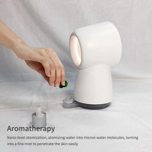 LED Bladeless Cooling Desktop Fan Mist Humidifier