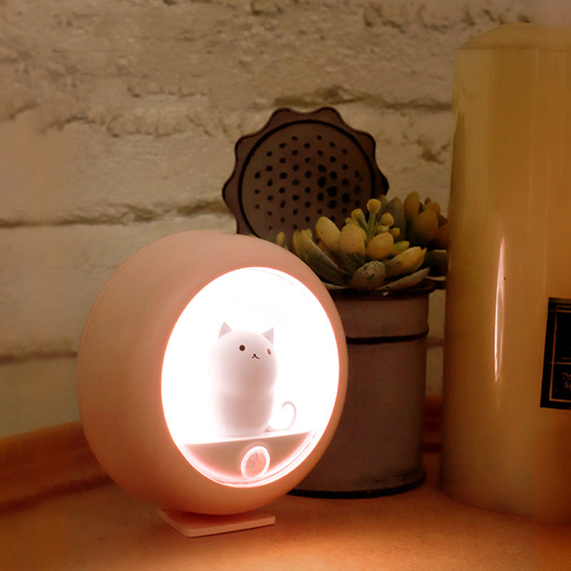 Adjustable Brightness Motion Sensing Cat Night Light