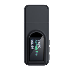 2-in-1 USB BT Transmitter with LCD Display