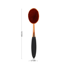 5pcs Oval Makeup Brushes Set