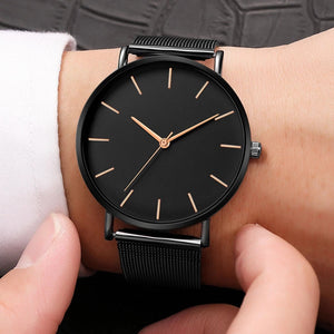 Ultra Thin Stainless Steel Watch