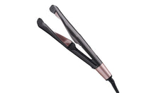 2-In-1 Curling And Straightening Twisted Spiral Hair Iron With LCD Display