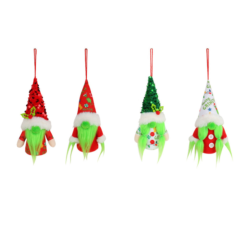 Christmas Faceless Doll Glowing Pendants