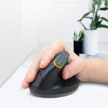 2.4G Wireless Vertical Ergonomic Optical Mouse with Bluetooth Receiver