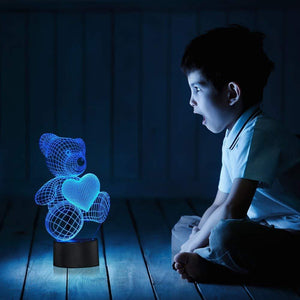 3D Colour-Changing Lamp - 5 Designs - Groupy Buy
