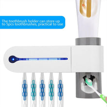 3 In 1 UV Toothbrush Sterilizer Automatic Toothpaste Squeezers Toothbrush Holder - Groupy Buy