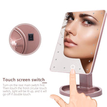 22 LED Light Vanity Mirror 360 Rotating Portable Mirror