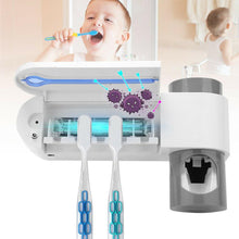 3 In 1 UV Toothbrush Sterilizer Automatic Toothpaste Squeezers Toothbrush Holder - Groupy Buy