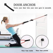 Exercise Resistance Band Set Stackable Up to 100 Pounds, Exercise Bands for Home Workouts, Physical Therapy, Gym Workout, Yoga