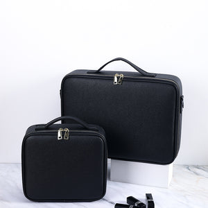 Travel Beauty Box Make Up Organizer with Adjustable Compartment