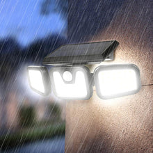 74 LED Solar Powered Sunlight 3 Modes PIR Motion Sensor Lamp