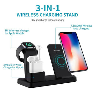 3-in-1 Wireless Charger Suitable for Apple Phone Watch