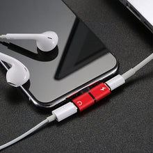 T-shaped Headphone 2-in-1 Dual-port Headphone Adapter for iPhone