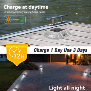 Solar Drive Way Warning Step Lights