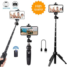 Portable Selfie Stick Phone Tripod with Wireless Remote Shutter