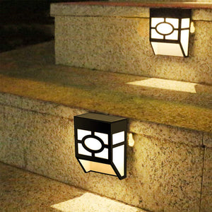 Solar Powered LED Outdoor Lights - Pack of 1 2 4