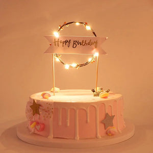 Happy Birthday LED Cake Toppers