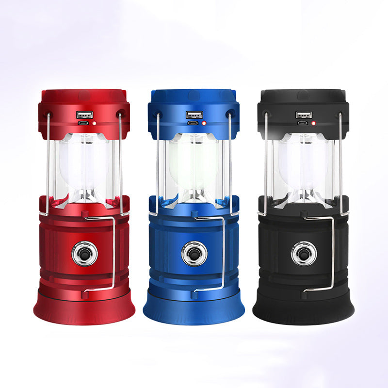 Collapsible Portable LED Solar Camping Lantern