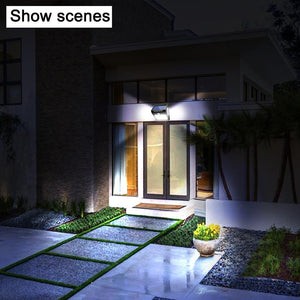 110 LED Wireless Outdoor Solar Powered Motion Sensor Light