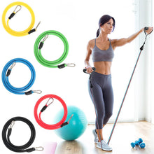 11 Pcs Fitness Pull Rope Latex Resistance Bands Body Fitness Equipment for Home Exercise - Groupy Buy