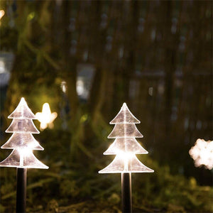 Pack of 5 Solar Powered Outdoor Decorative Stake Lights
