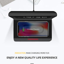 2-in-1 Wireless Charger Docking Station and Digital Alarm Clock