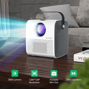 Portable LCD projector Bluetooth projector