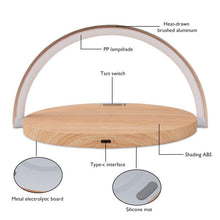 Desk Lamp Night Light Mobile Phone Holder with Wireless Charger