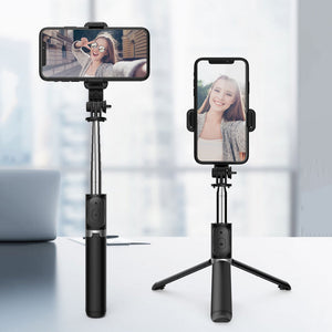 Portable All-in-One Bluetooth Selfie Stick Tripod